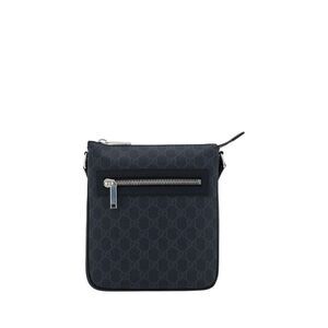 Gucci GG Supreme Crossbody Bag Men Black Shoulder Bags